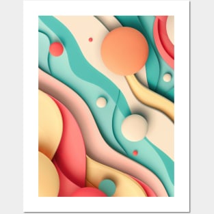 Color Swirl Harmony Posters and Art